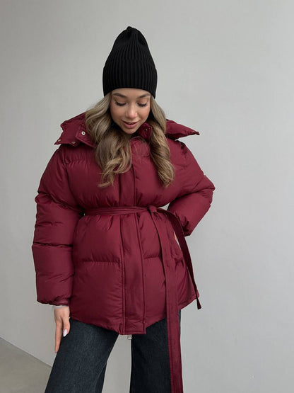 Casual Waist Tight padded Jacket