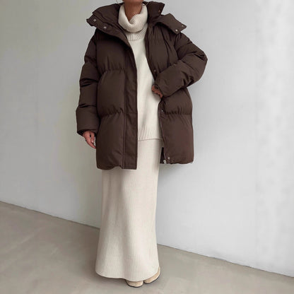 Casual Waist Tight padded Jacket